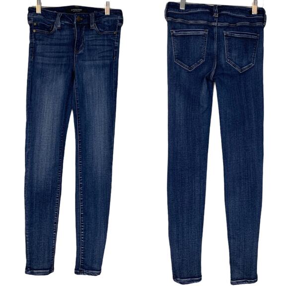 Liverpool Jeans Women's Dark Wash The Skinny Ankle Jeans 8" Mid Rise 4/27 - Picture 9 of 9